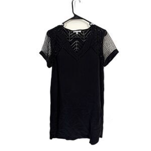 Women's Rebecca Minkoff 100% Silk Lorelei Black Dress Size XS